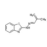 CAS#: 59972-83-7, 2-[(2E)-2-(2-Methyl-2-Propen-1-Ylidene)Hydrazino]-1,3-Benzothiazole