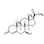 CAS#: 600-81-7, (7beta)-7-Hydroxypregn-4-Ene-3,20-Dione