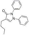 CAS 登录号：60002-09-7， 4-丁基-1,2-二苯基-3-吡唑啉-5-酮