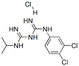CAS 登录号：6001-93-0， 1-(3,4-二氯苯基)-5-异丙基双胍单盐酸盐