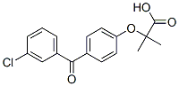 CAS 登录号：60012-96-6， 2-[4-(3-氯苯甲酰基)苯氧基]-2-甲基丙酸