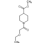 CAS#: 600140-68-9, Methyl 1-(ethoxyacetyl)-4-piperidinecarboxylate