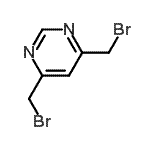 CAS 登录号：60023-31-6， 4,6-二(溴甲基)嘧啶