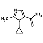 CAS#: 600699-44-3, 1-(1-Cyclopropyl-2-methyl-1H-imidazol-5-yl)ethanone