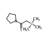CAS 登录号：600728-19-6， 1-(1-吡咯烷基)-2-(三甲基硅烷基)乙硫酮