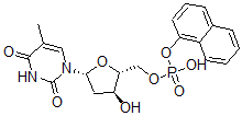 CAS#: 60091-21-6, 5'-Methylthymidylic Acid 1-Naphthyl Ester 
