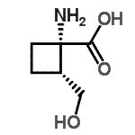 CAS 登录号：601501-25-1， (1S,2R)-1-氨基-2-(羟基甲基)环丁烷羧酸