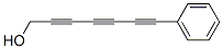 CAS 登录号：60214-15-5， 7-苯基-2,4,6-庚三炔-1-醇