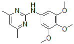 CAS 登录号:60218-40-8, 4,6-二甲基-N-(3,4,5-三甲氧基苯基)-2-嘧啶胺