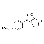 CAS#: 603067-26-1, 3-(4-Methoxyphenyl)-5,6-dihydro-4H-pyrrolo[3,2-d][1,2]oxazole