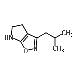 CAS#: 603067-27-2, 3-Isobutyl-5,6-dihydro-4H-pyrrolo[3,2-d][1,2]oxazole