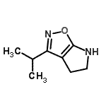 CAS#: 603067-29-4, 3-Isopropyl-5,6-dihydro-4H-pyrrolo[3,2-d][1,2]oxazole