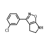 CAS#: 603067-37-4, 3-(3-Chlorophenyl)-5,6-dihydro-4H-pyrrolo[3,2-d][1,2]oxazole