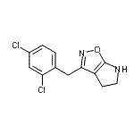 CAS#: 603067-72-7, 3-(2,4-Dichlorobenzyl)-5,6-dihydro-4H-pyrrolo[3,2-d][1,2]oxazole