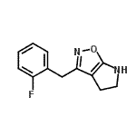 CAS#: 603067-86-3, 3-(2-Fluorobenzyl)-5,6-dihydro-4H-pyrrolo[3,2-d][1,2]oxazole
