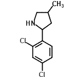CAS#: 603068-14-0, 2-(2,4-Dichlorophenyl)-4-methylpyrrolidine