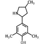 CAS 登录号：603068-62-8， 2,6-二甲基-4-(4-甲基-2-吡咯烷基)苯酚