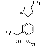 CAS 登录号：603068-73-1， 2-(3-异丙基-4-甲氧基苯基)-4-甲基吡咯烷