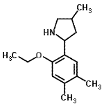 CAS 登录号：603069-00-7， 2-(2-乙氧基-4,5-二甲基苯基)-4-甲基吡咯烷
