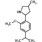 CAS 登录号：603069-03-0， 2-(4-异丙基-2-甲氧基苯基)-4-甲基吡咯烷