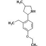 CAS 登录号：603069-06-3， 2-(4-乙氧基-2-乙基苯基)-4-甲基吡咯烷
