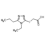 CAS#: 603071-16-5, [(4-Ethyl-5-propyl-4H-1,2,4-triazol-3-yl)sulfanyl]acetic acid
