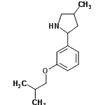 CAS#: 603089-74-3, 2-(3-Isobutoxyphenyl)-4-methylpyrrolidine