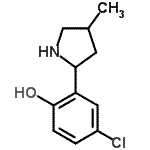 CAS#: 603090-23-9, 4-Chloro-2-(4-methyl-2-pyrrolidinyl)phenol
