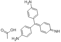 CAS 登录号：6035-94-5， 副蔷薇苯胺乙酸盐