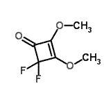 CAS#: 60376-35-4, 4,4-Difluoro-2,3-Dimethoxy-2-Cyclobuten-1-One