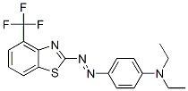 CAS 登录号：60388-24-1， N,N-二乙基-4-[[4-(三氟甲基)苯并噻唑-2-基]偶氮]苯胺