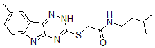 CAS#: 603946-35-6, N-(3-Methylbutyl)-2-[(8-Methyl-2H-1,2,4-Triazino[5,6-b]Indol-3-Yl)Thio]-Acetamide