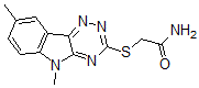CAS 登录号：603946-39-0， 2-[(5,8-二甲基-5H-1,2,4-三嗪并[5,6-b]吲哚-3-基)硫代]-乙酰胺