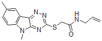 CAS#: 603946-41-4, 2-[(5,8-Dimethyl-5H-1,2,4-Triazino[5,6-b]Indol-3-Yl)Thio]-N-Allyl-Acetamide