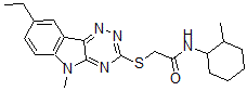 CAS#: 603946-74-3, 2-[(8-Ethyl-5-Methyl-5H-1,2,4-Triazino[5,6-b]Indol-3-Yl)Thio]-N-(2-Methylcyclohexyl)-Acetamide