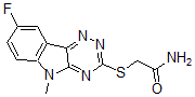 CAS#: 603948-11-4, 2-[(8-Fluoro-5-Methyl-5H-1,2,4-Triazino[5,6-b]Indol-3-Yl)Thio]-Acetamide