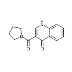 CAS#: 604772-52-3, 3-(1-Pyrrolidinylcarbonyl)-4(1H)-quinolinone