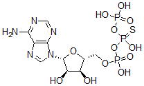 CAS#: 60478-94-6, Adenosine 5'-O-(2-Thiotriphosphate)