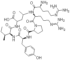 CAS#: 60482-95-3, L-Arginyl-L-Arginyl-L-Prolyl-L-Tyrosyl-L-Isoleucyl-L-Leucine