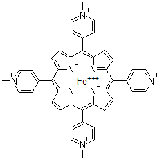 CAS#: 60489-13-6, Tetrakis(N-Methyl-4-Pyridinium)Yl-Porphine Iron(III) Complex