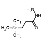 CAS#: 60522-59-0, 3-(Trimethylstannyl)Propanehydrazide