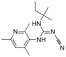 CAS 登录号：60560-43-2， 2-氰基-1-(叔-戊基)-3-(2,4,6-三甲基-3-吡啶基)胍