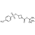 CAS#: 605655-08-1, 2-Methyl-2-propanyl 3-{[(4-methylphenyl)sulfonyl]oxy}-1-azetidinecarboxylate