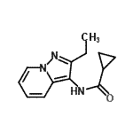 CAS#: 605673-04-9, N-(2-Ethylpyrazolo[1,5-a]pyridin-3-yl)cyclopropanecarboxamide