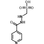 CAS 登录号：6059-26-3， (2-异烟酰肼基)甲烷磺酸