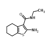 CAS#: 60598-65-4, 2-Amino-N-Ethyl-4,5,6,7-Tetrahydro-1-Benzothiophene-3-Carboxamide