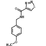 CAS#: 606102-02-7, N-(4-Methoxybenzyl)-1,2,3-thiadiazole-4-carboxamide