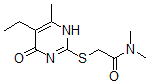 CAS 登录号：606114-43-6， 2-[(5-乙基-1,4-二氢-6-甲基-4-氧代-嘧啶-2-基)硫代]-N,N-二甲基-乙酰胺