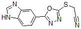 CAS#: 606117-09-3, [[5-(1H-Benzo[d]Imidazol-5-Yl)-1,3,4-Oxadiazol-2-Yl]Thio]-Acetonitrile