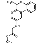 CAS#: 606119-03-3, Methyl N-[(2-methyl-3-oxo-2,3-dihydro-4H-1,4-benzoxazin-4-yl)acetyl]glycinate